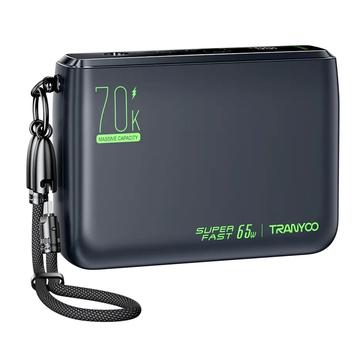 Tranyoo T-L7 70000mAh - 65W PD, 2x USB-A, 2x USB-C - Nero