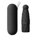 Mini ombrello da viaggio a 5 stecche con protezione UV - Nero