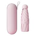 Mini ombrello da viaggio a 5 ante con protezione UV - Rosa