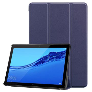Custodia Folio Tri-Fold per Huawei MediaPad T5 10 - Blu Scuro