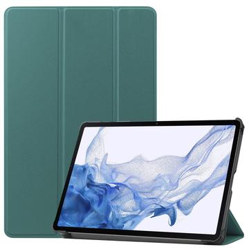 Custodia Smart Folio per Samsung Galaxy Tab S8 serie Tri-Fold - Verde nerastro