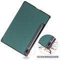 Custodia Smart Folio per Samsung Galaxy Tab S8 serie Tri-Fold - Verde nerastro