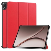 Custodia Smart Folio serie Tri-Fold per OnePlus Pad 4/Oppo Pad 5 Pro - Rossa