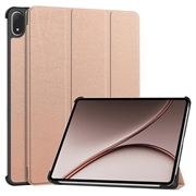 Custodia Smart Folio serie Tri-Fold per OnePlus Pad 4/Oppo Pad 5 Pro - Oro rosa
