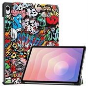 Custodia Smart Folio serie Tri-Fold per Samsung Galaxy Tab S11 - Graffiti
