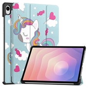 Custodia Smart Folio serie Tri-Fold per Samsung Galaxy Tab S11 - Unicorno