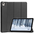 Custodia Smart Folio Serie Tri-Fold per Nokia T21 - Nera