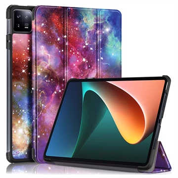 Custodia Smart Folio Serie Tri-Fold per Xiaomi Pad 6/Pad 6 Pro - Galassia