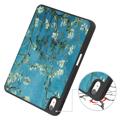 Custodia Smart Folio serie Tri-Fold per iPad (2022) - Fiori bianchi