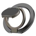 Anello MagSafe triplo pieghevole con supporto per telefono - Nero