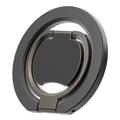 Anello MagSafe triplo pieghevole con supporto per telefono - Nero