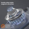 Anello MagSafe triplo pieghevole con supporto per telefono - Argento