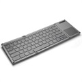2.4Ghz Wireless Mini Keyboard with Touchpad - Black