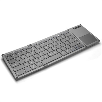 2.4Ghz Wireless Mini Keyboard with Touchpad - Black