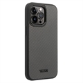 Custodia Ibrida Tumi Aluminium Carbon per iPhone 14 Pro Max - Nera
