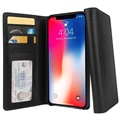Custodia a Portafoglio in Pelle Twelve South Journal per iPhone XS Max - Nera
