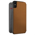 Custodia a Flip in Pelle Twelve South SurfacePad per iPhone XS Max - Nera