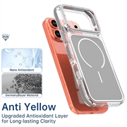 Custodia ibrida bicolore per iPhone 18 Pro - Compatibile con MagSafe - Grigia