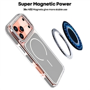 Custodia ibrida bicolore per iPhone 18 Pro - Compatibile con MagSafe - Grigia