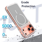 Custodia ibrida bicolore per iPhone 18 Pro Max - Compatibile con MagSafe - Grigia