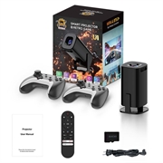 Proiettore intelligente e console per videogiochi retrò U1 Mini - Android 14, oltre 36.000 giochi - Nero