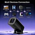 Proiettore intelligente e console per videogiochi retrò U1 Mini - Android 14, oltre 36.000 giochi - Nero