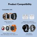 Caricabatterie wireless magnetico U30 per Apple Watch, AirPods, Galaxy Watch e Pixel Watch - Bianco