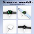 Caricabatterie wireless magnetico U30 per Apple Watch, AirPods, Galaxy Watch e Pixel Watch - Bianco