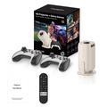 Proiettore intelligente e console per videogiochi retrò 2 in 1 U5 - Android 14, Wi-Fi 6, decodifica 8K