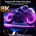 Proiettore intelligente e console per videogiochi retrò 2 in 1 U5 - Android 14, Wi-Fi 6, decodifica 8K