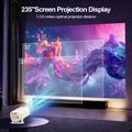 Proiettore intelligente e console per videogiochi retrò 2 in 1 U5 - Android 14, Wi-Fi 6, decodifica 8K