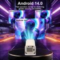 Proiettore intelligente e console per videogiochi retrò 2 in 1 U5 - Android 14, Wi-Fi 6, decodifica 8K