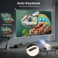 Proiettore intelligente e console per videogiochi retrò 2 in 1 U5 - Android 14, Wi-Fi 6, decodifica 8K