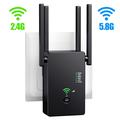 U6 Dual-Band WiFi Booster / Router 1200Mbps con 4 antenne - Nero