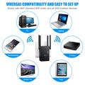 U6 Dual-Band WiFi Booster / Router 1200Mbps con 4 antenne - Nero