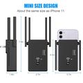 U6 Dual-Band WiFi Booster / Router 1200Mbps con 4 antenne - Nero