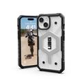 Custodia Ibrida UAG Pathfinder MagSafe per iPhone 15 - Ghiaccio