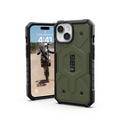 Custodia Ibrida UAG Pathfinder MagSafe per iPhone 15 - Verde