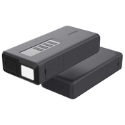 Ugreen ES703 Avviatore di emergenza 4 in 1 - Compressore d'aria, power bank da 10000mAh, torcia a LED - Nero
