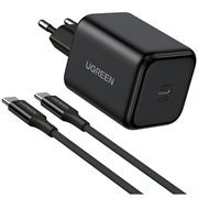 Caricabatterie da muro Ugreen X524 da 45W con tecnologia GaN e cavo USB-C