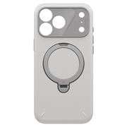 Custodia con supporto girevole UNIQ Elix 360 per iPhone 18 Pro Max/17 Pro Max - Compatibile con MagSafe - Grigio chiaro