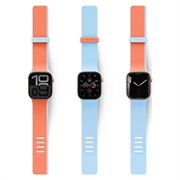 Cinturino magnetico reversibile UNIQ Revix IV per Apple Watch 40/41/42mm - Arancione / Blu