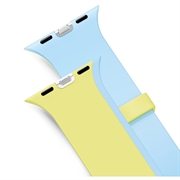 Cinturino magnetico reversibile UNIQ Revix IV per Apple Watch 44/45/46/49mm - Verde lime / Blu