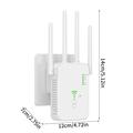 UNT-10 Booster WiFi Dual-Band / Router 1200Mbps - Spina UE - Bianco
