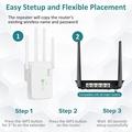 UNT-10 Booster WiFi Dual-Band / Router 1200Mbps - Spina UE - Bianco