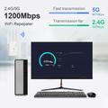UNT-10 Booster WiFi Dual-Band / Router 1200Mbps - Spina UE - Bianco