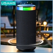 Altoparlante portatile Bluetooth 5.4 USAMS YX018 - Luci RGB, potenza audio 10W - Nero