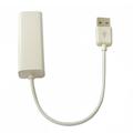 Cavo adattatore da USB 2.0 a Ethernet RJ45 - Bianco