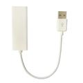 Cavo adattatore da USB 2.0 a Ethernet RJ45 - Bianco