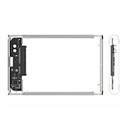 Custodia per HDD/SSD SATA USB 3.0 da 2.5" - Trasparente